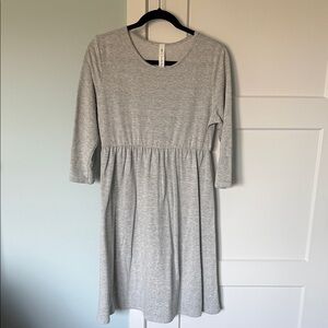 Vanilla Bay Light Gray Knit Dress